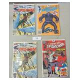 (4) Spiderman Comic Books