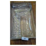(4) Clear Vases - (1) marked 24% Crystal