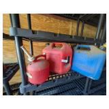 (2) Gas & (1) Kerosene Cans