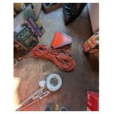 Extension Cord, Light & Slow Moving Vehicle Sign