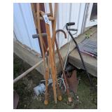 Wooden Crutches, Wooden Cane & Metal Canes