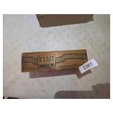 Small Vintage Kraft Cheese Box