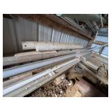 Plastic Pipe, Wood Pieces & other