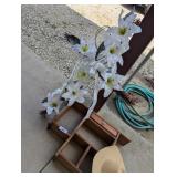 Cottage Core Shelf + Grapevine Cross &