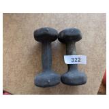 (2) 4lb Weights