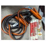 Bag of Jumper Cables, Pliers, & Lighters