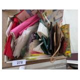 Tissue Paper, Some Small Gift Bags & Gift Boxes