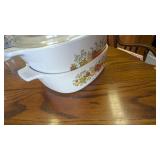 (2) Corningware Casseroles w/