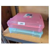 (2) Scrapbook Cases