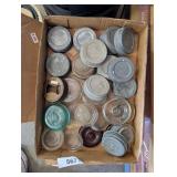Zinc Lids & Glass Inserts For Jars