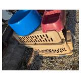 (2) Pet Taxis & Heated Water Bowl