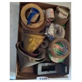 Assorted Tape, Tape Dispenser & Funnels