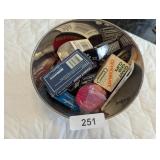 Office Supplies In Small Trash Can