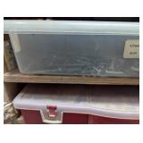 (2) Plastic Containers w/ Contents