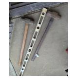 (2) Sledge Hammers & (1) Level