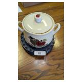 (4) Pfaltzgraff Blue Plates &
