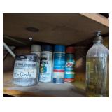 Large quantity of spray paint & other.