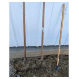 (3) Gravel Rakes