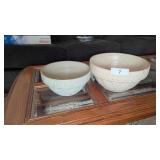 Old Picket Fence Crock Bowls -*