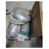 Mirror, Metal Pans, Kettle, Flour Sifter, +