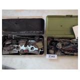(1) Plastic & (1) Metal Small Tool Boxes +
