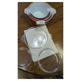 Vintage Pyrex Nesting Casserole Dishes w/ Lids