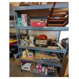 Metal Shelf w/ Wood Inserts [no contents]