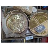 Small Brass Screws, Brass Mis. Pieces, Screws, +