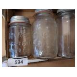 (3) Vintage Canning Jars w/ Lids