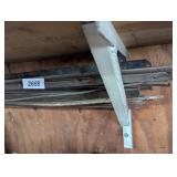 Assorted Metal Pieces: Flat Metal & Rod Metal