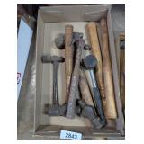 Assorted Hammers & Wood Handles