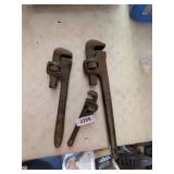 (3) Pipe Wrenches