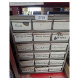 Plastic Organizer w/ Contents