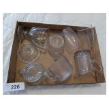 Sugars & Creamers + Etched Glasses