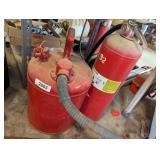 5-Gallon Safe Way Safety Can & Fire Extinguisher