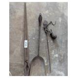 Coal Shovel, Tongs, & Other