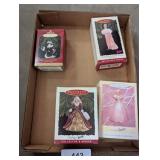 (3) Barbie Hallmark Keepsake Ornaments &