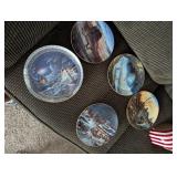 (7) Terry Redlin Collection Plates & Plate Frames