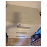 Sterilite Three Drawer Plastic Storage Unit
