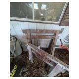 (2 Pairs) of Wooden Saw Horses
