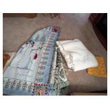 Woven Throw Blankets & Heating Pad