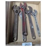 Assorted Adjustable Wrenches