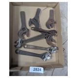 Assorted Adjustable Wrenches