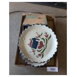 Cottage Core Ceramic Wall Decor Plates &