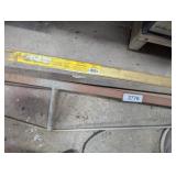 73" L Bar & Gold Tone Metal Floor Dividers