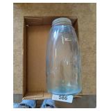 Root Mason Blue Half Gallon Canning Jar w/ Lid