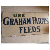 Use Graham Farm Seeds Metal Sign