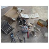 Cassette Tape Recorder, Knife, Stethoscope, &