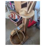 Wooden Water Pump & Bucket Decor/Planter