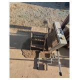 Fan, Stationary Exerciser & Two Step Ladder